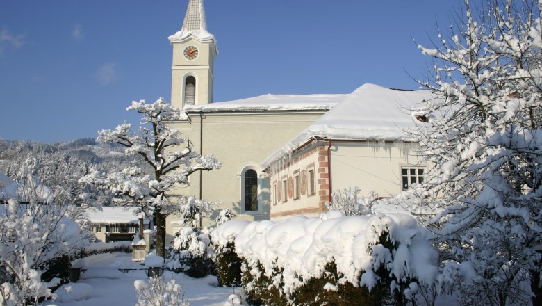 Kirche und Pfarrhof, © Gemeinde Opponitz