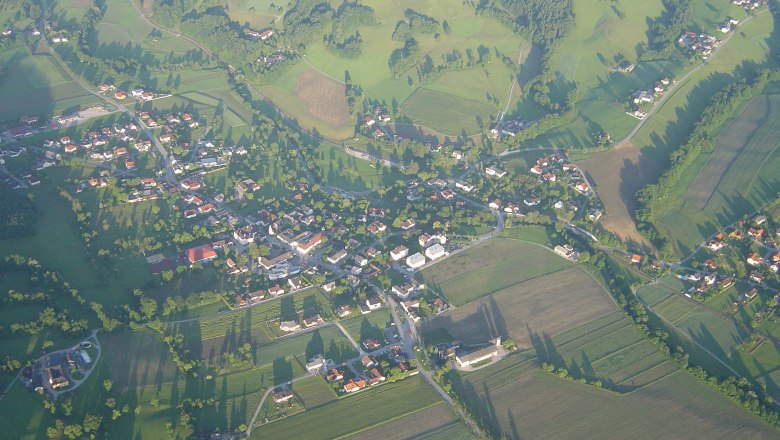 Luftbild Gemeinde Wang, © Gemeinde Wang