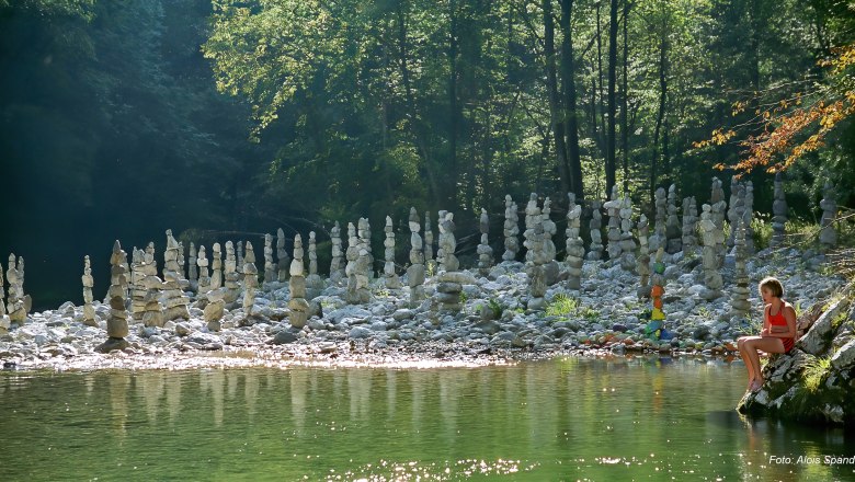 Ein Bad in der ERLAUF ist sehr erfrischend., © (C)FotoLois.com, Alois Spandl